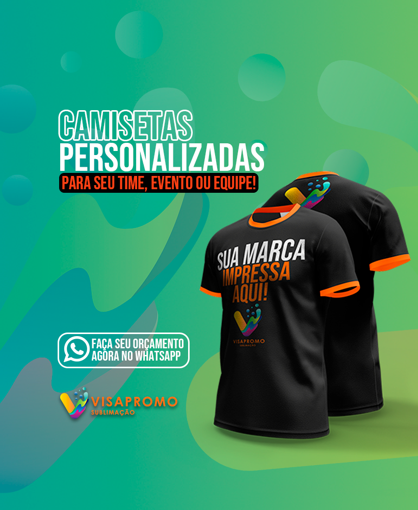 Camiseta para time de futebol - Sublimação de alta qualidade