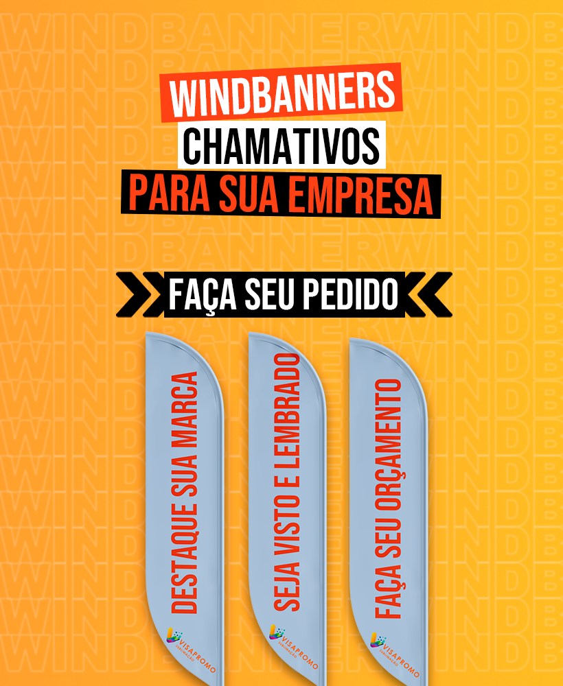 Wind Banner -  Windflag - Banner vertical para eventos